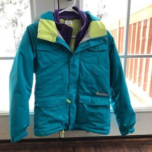 Girls Medium Burton snow jacket